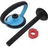 HANABASS Impugnatura Regolabile Risparmio di Spazio per Kettlebell Design Portatile in Pp e TPR, Maniglia per Pesi per Allenamento a Casa e Palestra