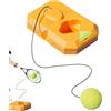 Generic Rimbalzista da Tennis Attrezzatura per esercizi con palline | Kit Reazione per Tennis Pratica Principianti e Adulti Palleggio Palestra Esterno e Giardino
