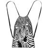 ZYJHYY Borsa leggera di sport del cordone dello zaino della corda della stampa animale astratta della zebra, sacco pieghevole di Cinch 14l per il viaggio