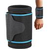 Generic Polsiere da palestra | Braccialetti elastici regolabili - Cinghie di sollevamento polsi, per tennis, palestra, sport, allenamento, baseball, fitness, uso quotidiano, lavoro a casa