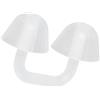KQFCAZRE Clip per Il Naso da Nuoto, Impermeabile, Accessorio per Il Nuoto, Protezione per Il Naso in Silicone, Guarnizione Confortevole, Adatta per Adulti E Ba, Bianco