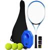 KQFCAZRE Set di Palline da Tennis Rimbalzanti, Pratico E Professionale, Ideale per L'allenamento Individuale di Principianti nei Giochi da Giardino, c