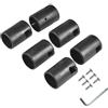 Generic Tappi per pali di recinzione per trampolino - 6PCS trampolino pilastro Rod End Caps Protector per il di anello superiore in lamiera di acciaio | yy pezzo di ricambio trampolino