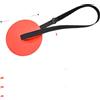 HomeVortex Bersaglio da calcio da appendere per allenamento di precisione - Cinghia regolabile per allenamento di calcio - Aiuto per la pratica del calcio per bidoni e colpi d'angolo - plastica PE 25-40 cm rosso