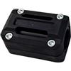 Opatiny Paraurti per moto, nero, 6,5 x 4 x 4,4 cm, antigraffio, protezione per telaio della bici, ampia compatibilità