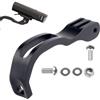 Generic Supporto per luce per manubrio della bicicletta, supporto per faro per bicicletta, supporto per torcia per bicicletta, morsetto per manubrio della bicicletta, supporto di montaggio per bicicletta