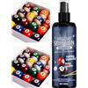 Générique Kit Pulizia Palle Da Biliardo Agente Lucidante Idratante Da 100 Ml Con