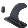 Generisch Set di pinne per tavola da surf, design idrodinamico, supporto di base portatile, per sport acquatici, pinne da paddle board per uso in mare, lago, fiume, pinne a sgancio rapido per nuoto