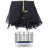Generic Rete di sicurezza universale per trampolini da 2,4 m, 3 m, 3,7 m, traspirante, pieghevole, resistente, con rete