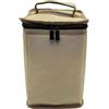 Crabop Borsa portaoggetti per bombole a gas per fornelli da campeggio, custodia impermeabile Oxford con divisorio per 4 taniche, lanterne e bottiglie di carburante, organizer da viaggio portatile 24 x