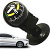 Generisch Mini per auto, 3,4 x 3,4 x 5 cm, di navigazione in ABS con regolabile, accessorio interno montato sul cruscotto per escursioni, viaggi, barca, navigazione all'aperto, nero