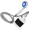 Mikikit Doccia Portatile da Campeggio Ricaricabile USB Design Compatto in Metallo, Spruzzatore Manuale per Uso Domestico e attività Outdoor