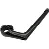 KQFCAZRE Attacco Manubrio a Collo D'Oca, Forniture di, Manubrio da 25,4 Mm, Attacco Manubrio per Biciclette da Esterno Cruiser, Nero