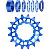 Generisch Pignone per bicicletta, 16/18 denti, ricambio ruota libera, pignone posteriore, per mountain bike, bici da strada, città e strada, uso all'aperto, ciclisti adulti, principianti, adolescenti