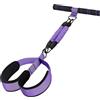 Genérico Tira Pedale Fascia Elastica Stretcher elastico per allungamento gambe | Dispositivo resistenza per pedale con maniglia per Stretching, Yoga, Fitness e Palestra Domestica