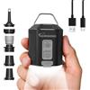 Aerogogo GIGA Pump 4 mini pompa d'aria 4.2kPa con lanterna da campeggio pompa ad aria portatile, gonfiatore d'aria ricaricabile può sgonfiare, gonfiatore da viaggio per materasso ad aria, anelli da