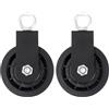 Générique Gym Pulley Wheel, 2 pezzi Heavy Duty Steel Fitness Pulley for Home Gym Cable System, Smooth Workout Equipment for Lifting Blocks, Crossbar, Clotheslines