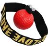 Generic Boxxing Reflex Ball - Palla da boxe portatile in poliuretano, 50 g, 10 x 10 x 10 cm, con fascia per reazione, velocità di punzonatura e coordinazione occhio-mano