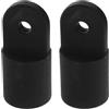 SHINEOFI Kit di Ferramenta per Bimini Top in Nylon Nero 7/8 Pollici, Leggero e Resistente, 2 Pezzi per Barche da Pesca e Camper