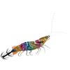 Generisch Esca per Calamari 8 cm Esca Per Polpo Con Doppio Amo a Ombrello | Fosforescente Design Realistico di Gamberetto Artificiali per Pesca in Mare Profondo Per La Pesca Ai Gamberi A Traina In