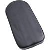 AKOOSY Cuscino per Seggiolino Bicicletta Posteriore Nero in Cuoio e Spugna Confortevole per Ciclisti Accessorio Pratico per Rastrelliera Bici