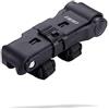BBB Cycling - Lucchetto per bicicletta antifurto pieghevole ad alta sicurezza con chiave - 7,5 mm x 70 cm in nero - Modello BBL-71