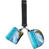 AYYQWE Tahiti Beach Print Portable Wrist Strap Outdoor Sports Bag Unisex Daily Accessory Running Travel