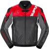 SPIDI Giacca PROGRESSIVE LEATHER Nero Rosso SPIDI