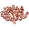 Desiumite Set di 50 dadi di bloccaggio per collettore di scarico M8 x 1,25 mm, per dadi in metallo ad alta resistenza, da -70 °C a +400 °C, FL 17 mm, altezza 8,00 mm