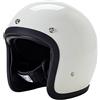 BAUTI Casco Moto FRP in Stile Giapponese Casco Jet retrò 3/4 Casco Moto Approvato DOT/ECE per Uomini E Donne Fibbia A Doppia D Luce Tinta Unita Ciclomotore Scooter Cruiser E,M=(54-55CM)