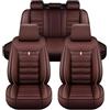 ayookoo Coprisedili Auto Pelle per Suzuki Baleno (2016-2022), Set Completo Copri-Sedile Coprisedile Impermeabile Confortevole Coprisedile
