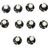Generic 10x Bianco Neo Wedge T3 1SMD 5050 LED Auto Lampadine Clima Luci