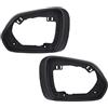 LEWFECBO Cornice specchietto retrovisore compatibile con MG ZS (2017-2022), cornice specchio laterale auto nera - lato sinistro (a destra)