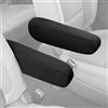 CHENNAN 2 pezzi Auto sedia bracciolo copre copribracciolo nero auto seggiolino auto in tessuto copribracciolo copribracciolo con chiusura elastica auto generico adatto per auto, SUV e camper （Nero）