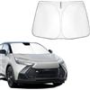 BSTW Parasole Parabrezza per Toyota C-HR AX20 2024-2026 & C-HR AX10 2016-2023, Parasole Pieghevole con Isolamento Termico e Protezione UV, Compatibile con Toyota CHR Hybrid GR Sport