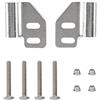 Hoppipola Kit di montaggio per bagagli da moto in acciaio inossidabile per bagagliaio e borse laterali in alluminio con gancio e set di viti (gancio laterale B)