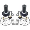 Generic Kit di riparazione carburatore Kit Di Riparazione Carburatore Moto Compatibile con Yamaha Per VIRAGO 535 XV535 XV 535 Stantuffo Lsolator 2 Pezzi