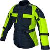 Roleff RO432k Giacca per moto da bambini, con catarifrangenti e larghezza regolabile
