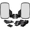 Generic Specchietto laterale ATV,Specchio vista laterale UTV, 2 specchietti per fuoristrada con roll bar da 1,75 pollici e 2 pollici, Set specchietto regolabile per ATV e UTV