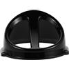 JOINPAYA Rivestimento per Prese d'Aria del Cofano Anteriore in ABS Nero, Copertura Resistente a Sole e Pioggia Sfiato di Aspirazione, Adatto a Modifiche Motociclette e Protezione Motore