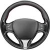 MEWANT Coprivolante Couture Renault Clio 4 Captur Renault Samsung QM3 2012 2013 2014-2015 2016 / Accessori Volanti per Renault Clio 4 Captur Renault Samsung QM3