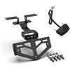 ZEEBQHKLW Porta targa per moto Per Kawasaki Z125 Z250 Z300 Z400 Z500 Z650 Z750 Z800 Z900 Z1000 Portatarga E Eliminatore Parafango Posteriore Per Moto