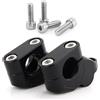 CUTEAS Riser Manubrio Per Himalayan Per SCRAM 411 Per Meteor 350 Per Interceptor 650 Per Hunter 350 Riser Manubrio Con Offset 22 Mm 7/8 Moto Manubrio Riser(Gloss Black)