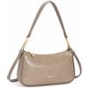 David Jones - Borsa a tracolla piccola a coccodrillo indossata a spalla da donna - Borsa Hobo similpelle PU rigida indossata sotto la spalla braccio - Borsa da sera Besace Città alla moda elegante