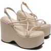 Generico Sandali Zeppa Donna Sandali Zeppa Plateau Oro Scarpe Aperte 34 Con Tacco Sandalo Estive 42 Strass Neri 36 Eleganti Comodi Estivi 35 Zeppe Da Sposa 38 Nere Romani Bianco Schiava Spiaggia Alti Argento