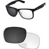 PapaViva Lenti di ricambio compatibili con occhiali da sole Ray-Ban Justin RB4165 54 mm Adapt Gray Photochromic Pro+ blocco della luce blu
