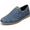 CLEIKS Mocassini Slip On Comodi Uomo Scarpe Casual per Tutte Le Occasioni (Blu, 41EU, MMS250044-3)