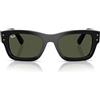 Ray-Ban Rb7683s Joseph - Occhiali da sole, Nero / Verde, 55 mm