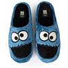 MARPEN SLIPPERS, Pantofole Invernali Mostro Blu in Morbida Pelliccia Unisex Uomo e Donna, Aperte Blu, Taglia 37