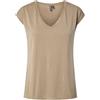 PIECES Damen Pckamala Tee Noos BC T-Shirt, Visone Argentato., L